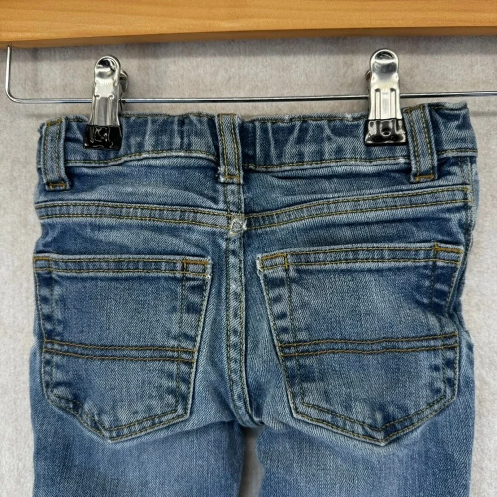 OshKosh B'gosh Toddler Boys Blue Skinny Jeans Distressed Medium Wash Size 2T